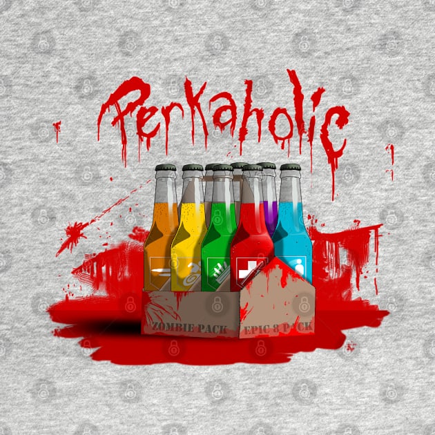 Zombie 8-Pack Bloodied Perkaholic on Crème by LANStudios